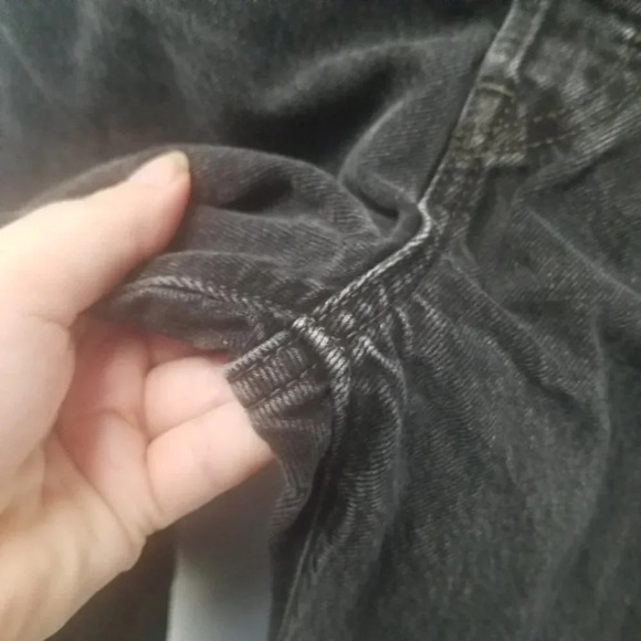 Levi's Wedgie Straight Fit High Rise Jeans After  Sunset Black 34964-0146 27 - Picture 13 of 14